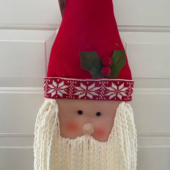 NWT HUGE 36" Plush Hanging Santa Head Decor - Picture 15 of 16